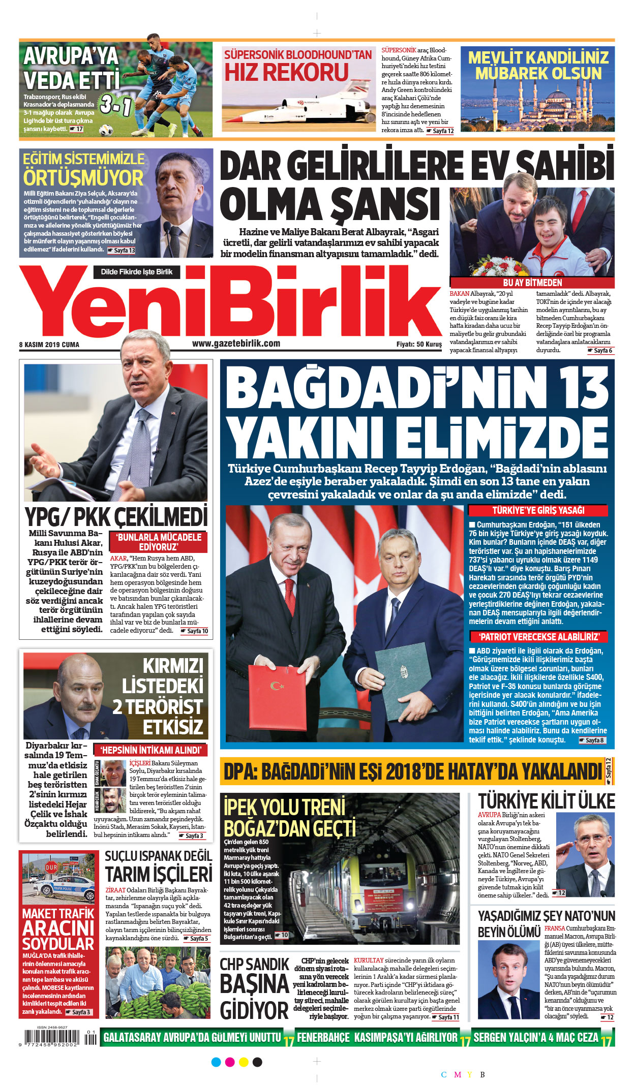 https://www.gazetebirlik.com/08 Kasım 2019