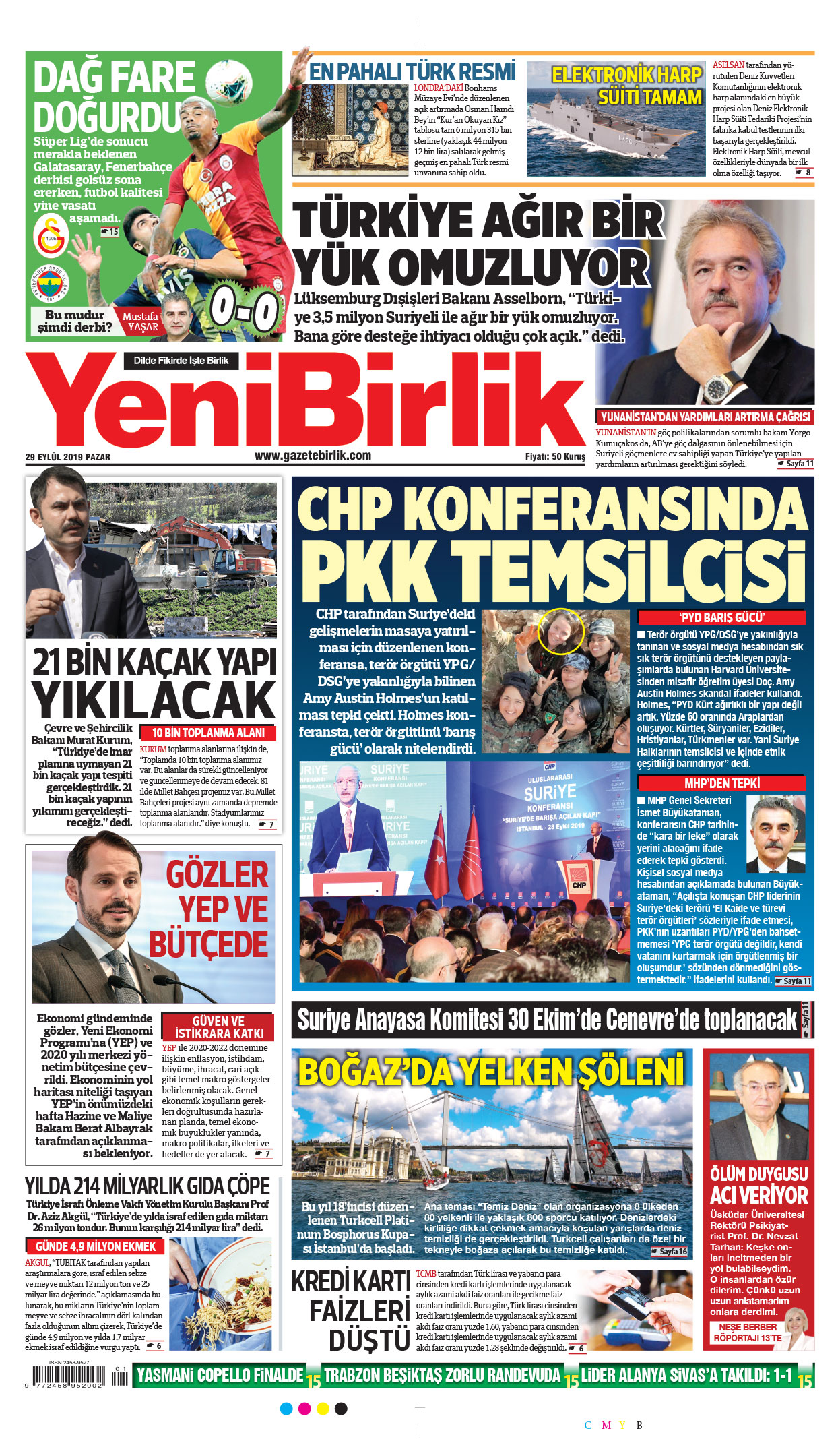 https://www.gazetebirlik.com/29 Eylül 2019