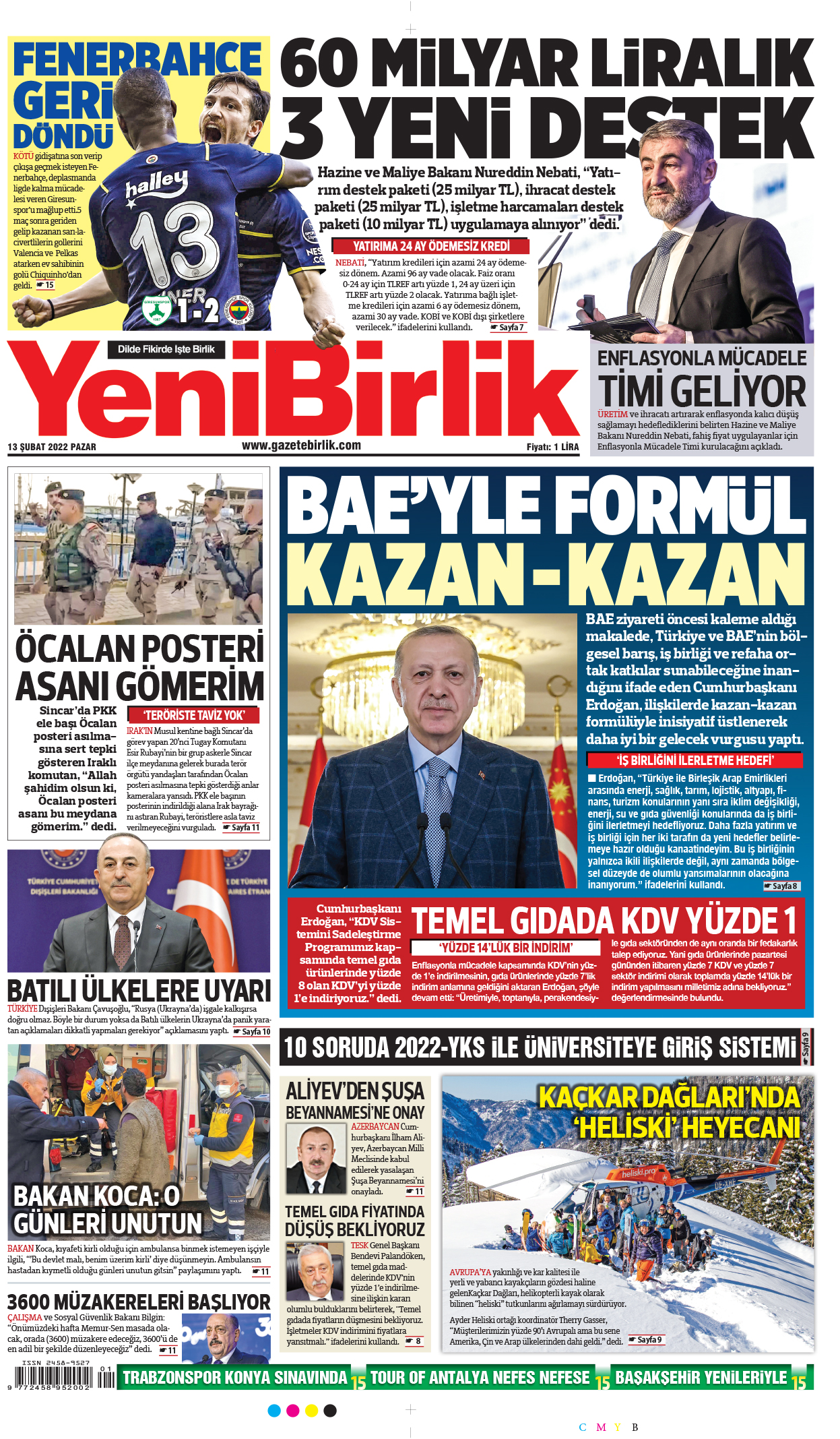 https://www.gazetebirlik.com/13 Şubat 2022