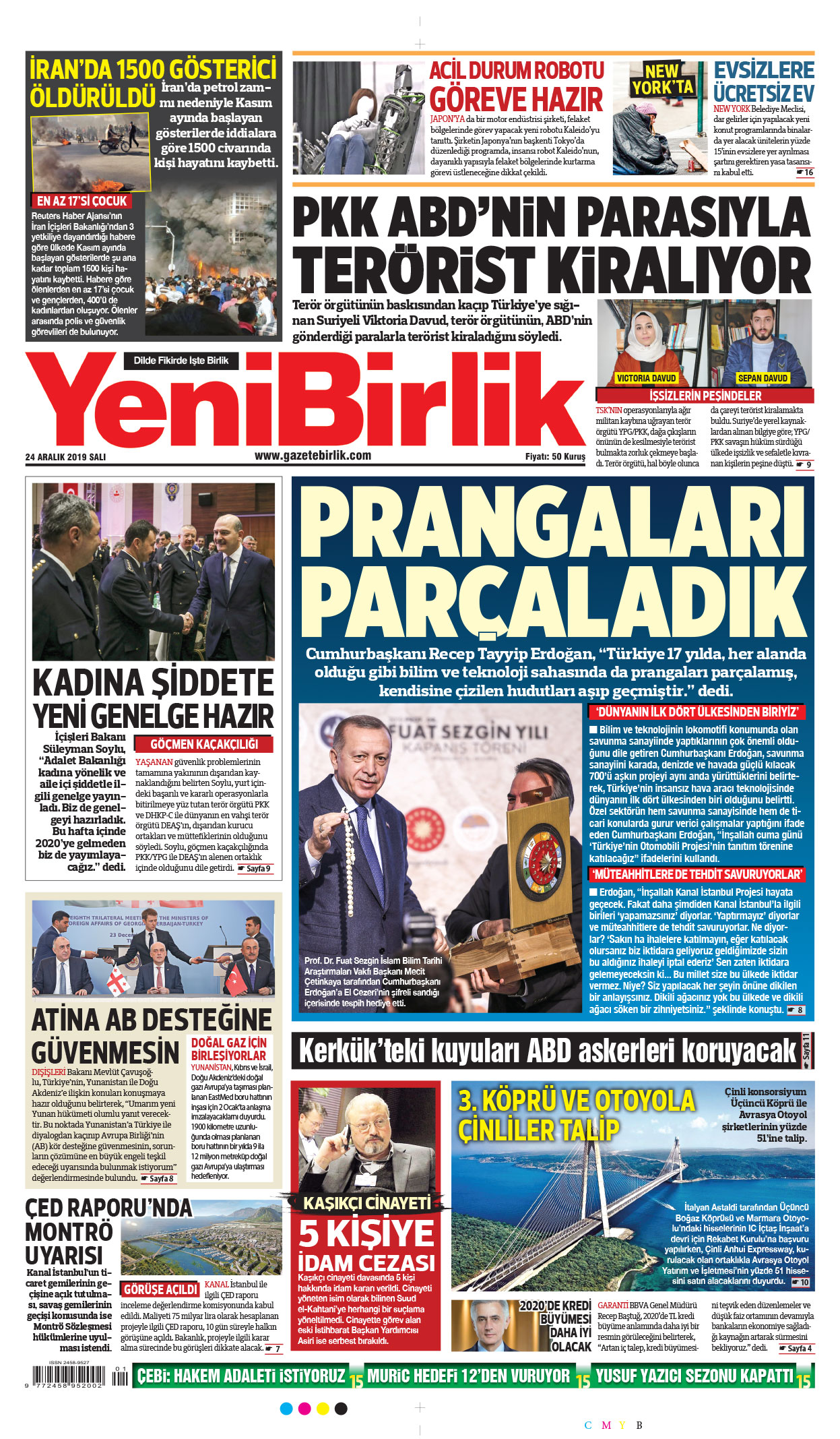 https://www.gazetebirlik.com/24 Aralık 2019