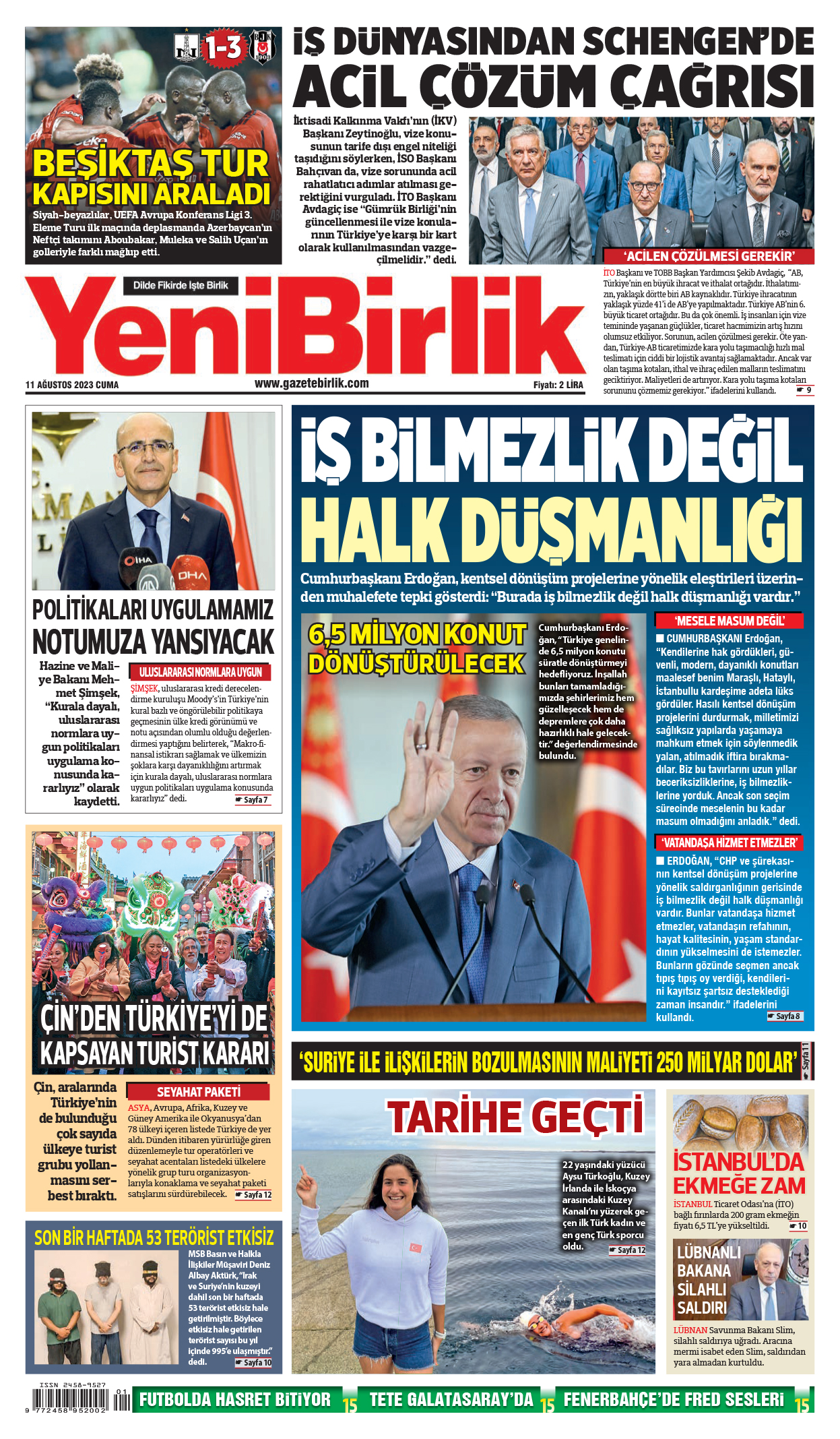 https://www.gazetebirlik.com/11 Ağustos 2023