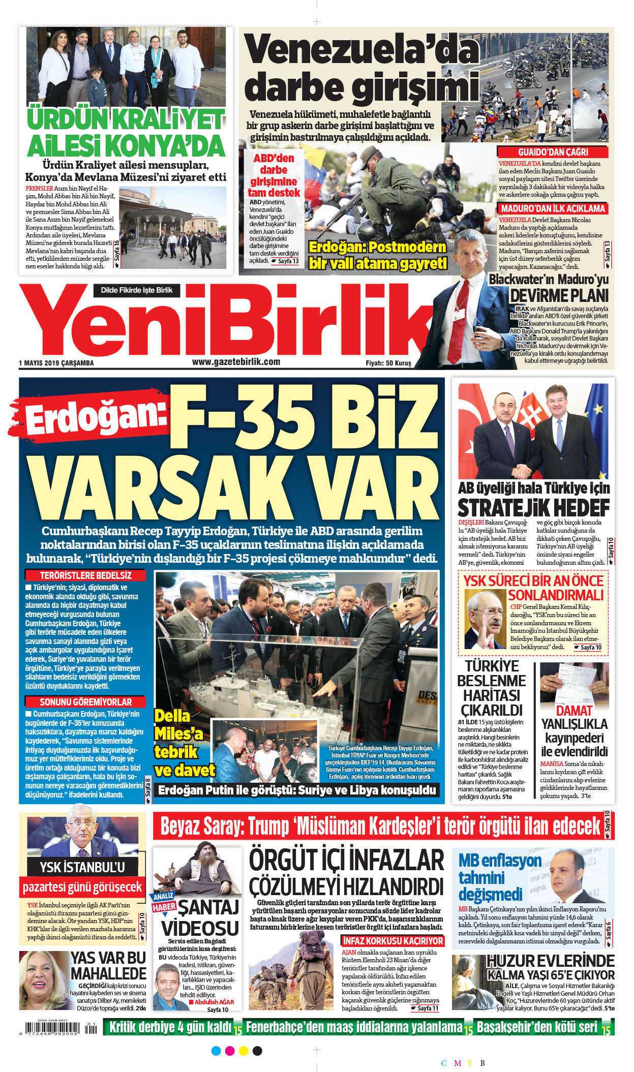 https://www.gazetebirlik.com/01 Mayıs 2019