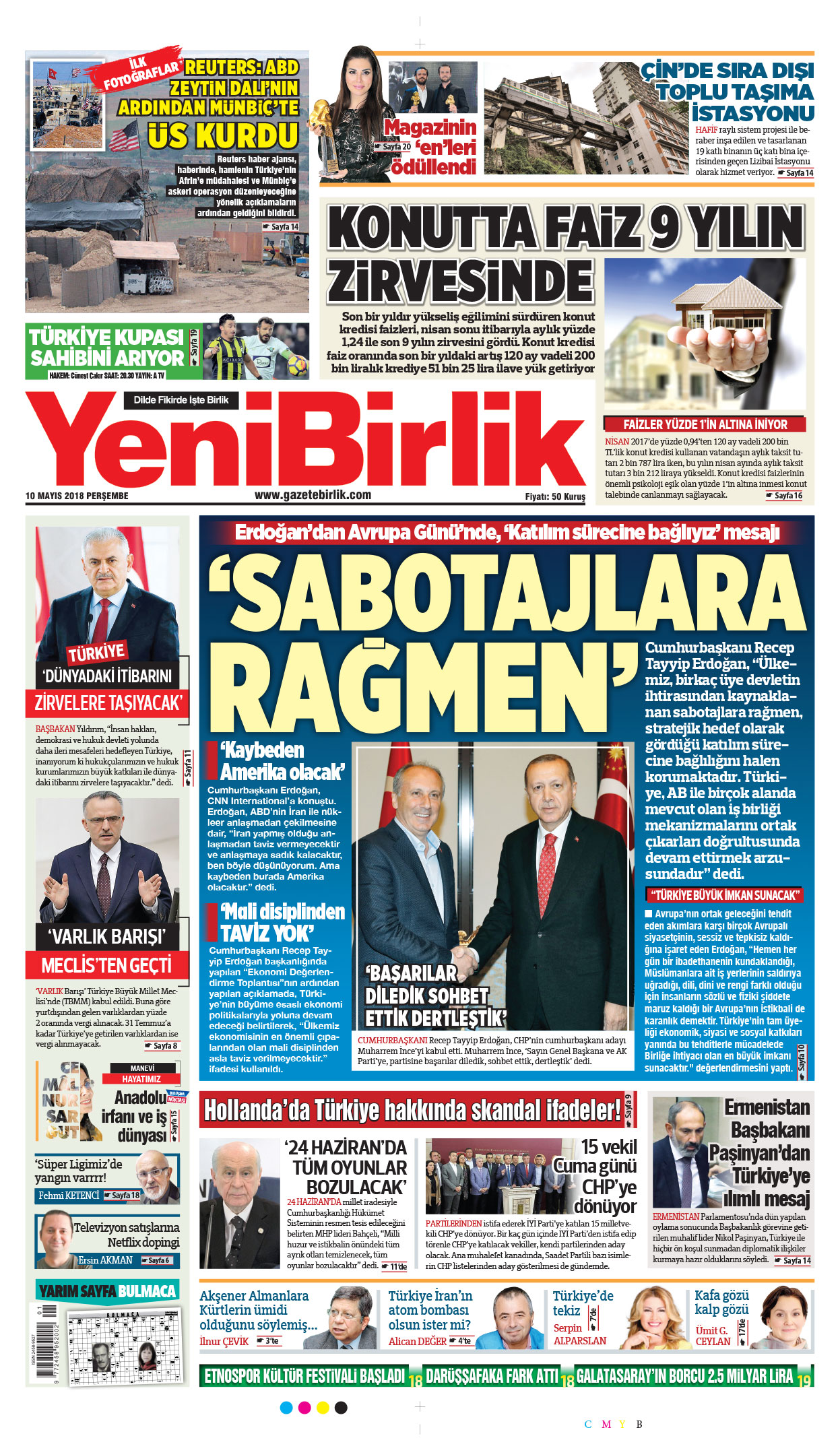 https://www.gazetebirlik.com/10 Mayıs 2018