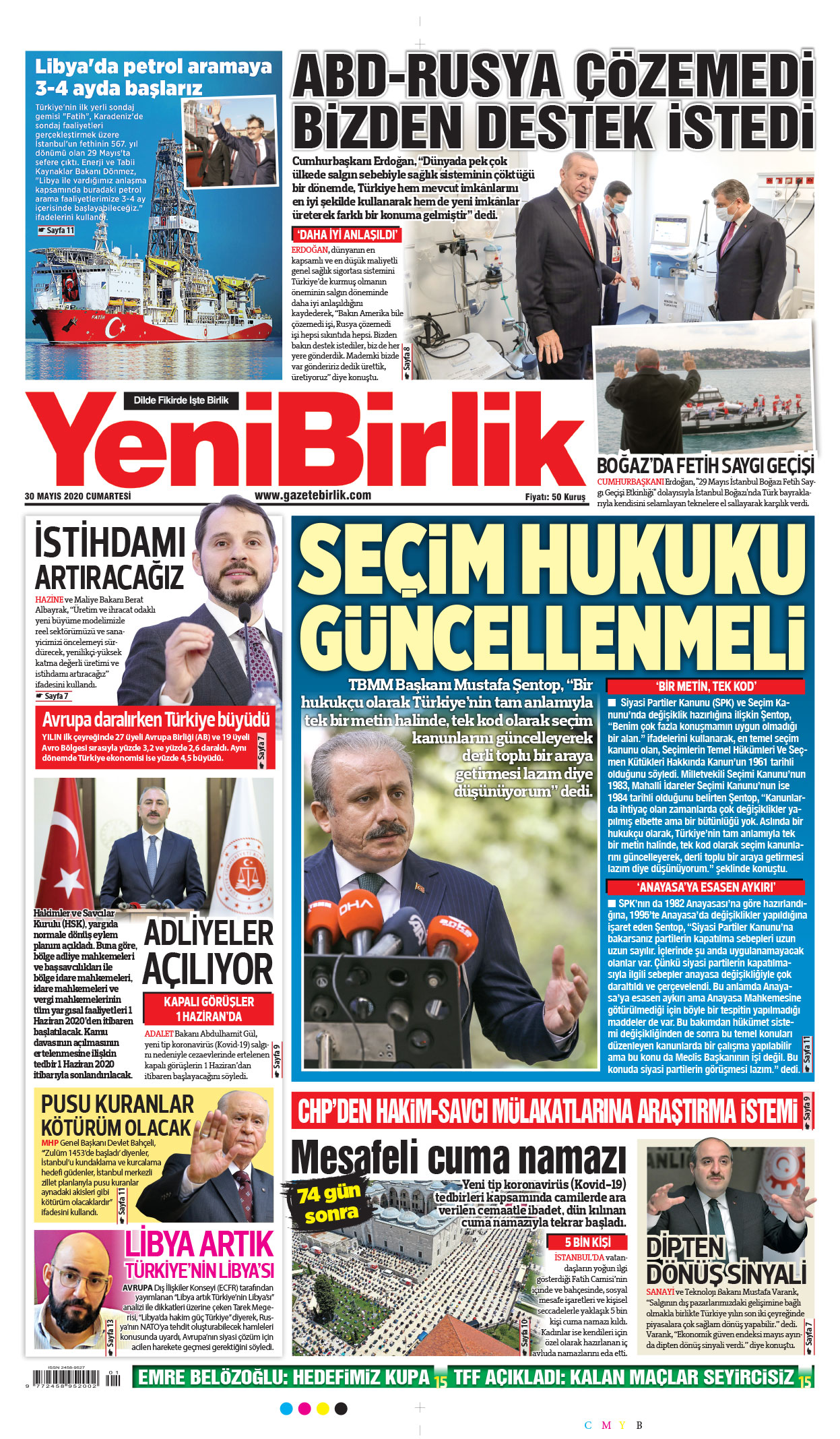 https://www.gazetebirlik.com/30 Mayıs 2020