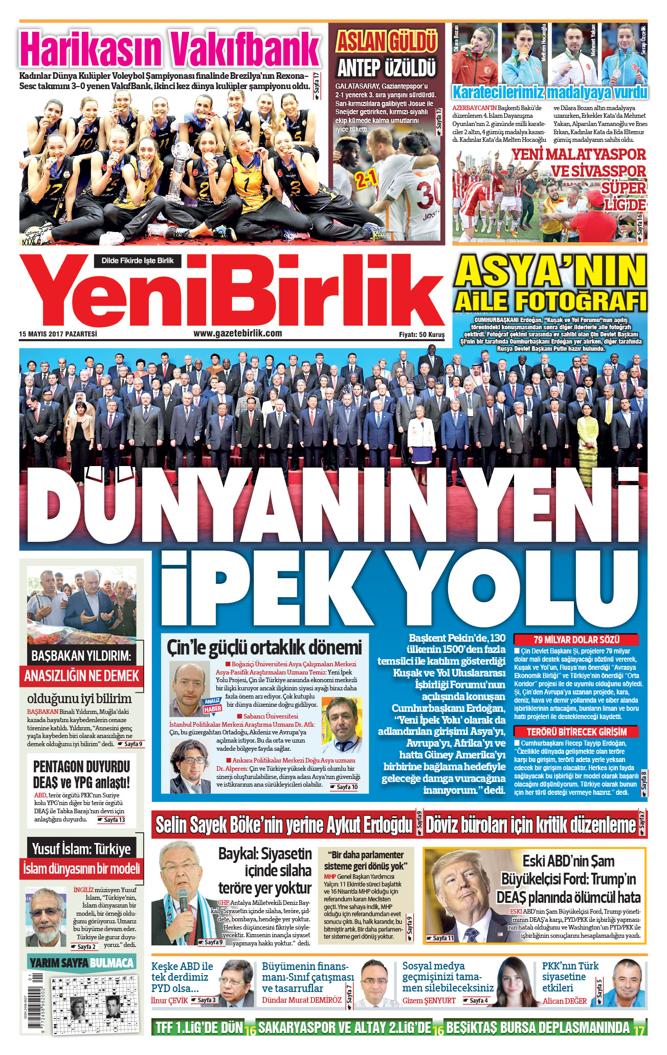 https://www.gazetebirlik.com/15 Mayıs 2017