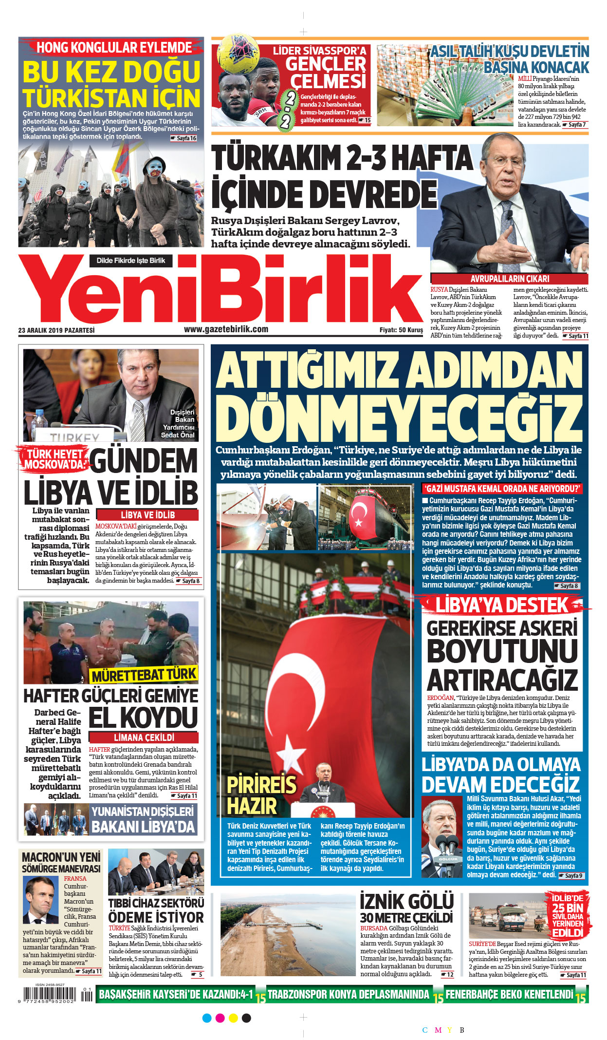 https://www.gazetebirlik.com/23 Aralık 2019