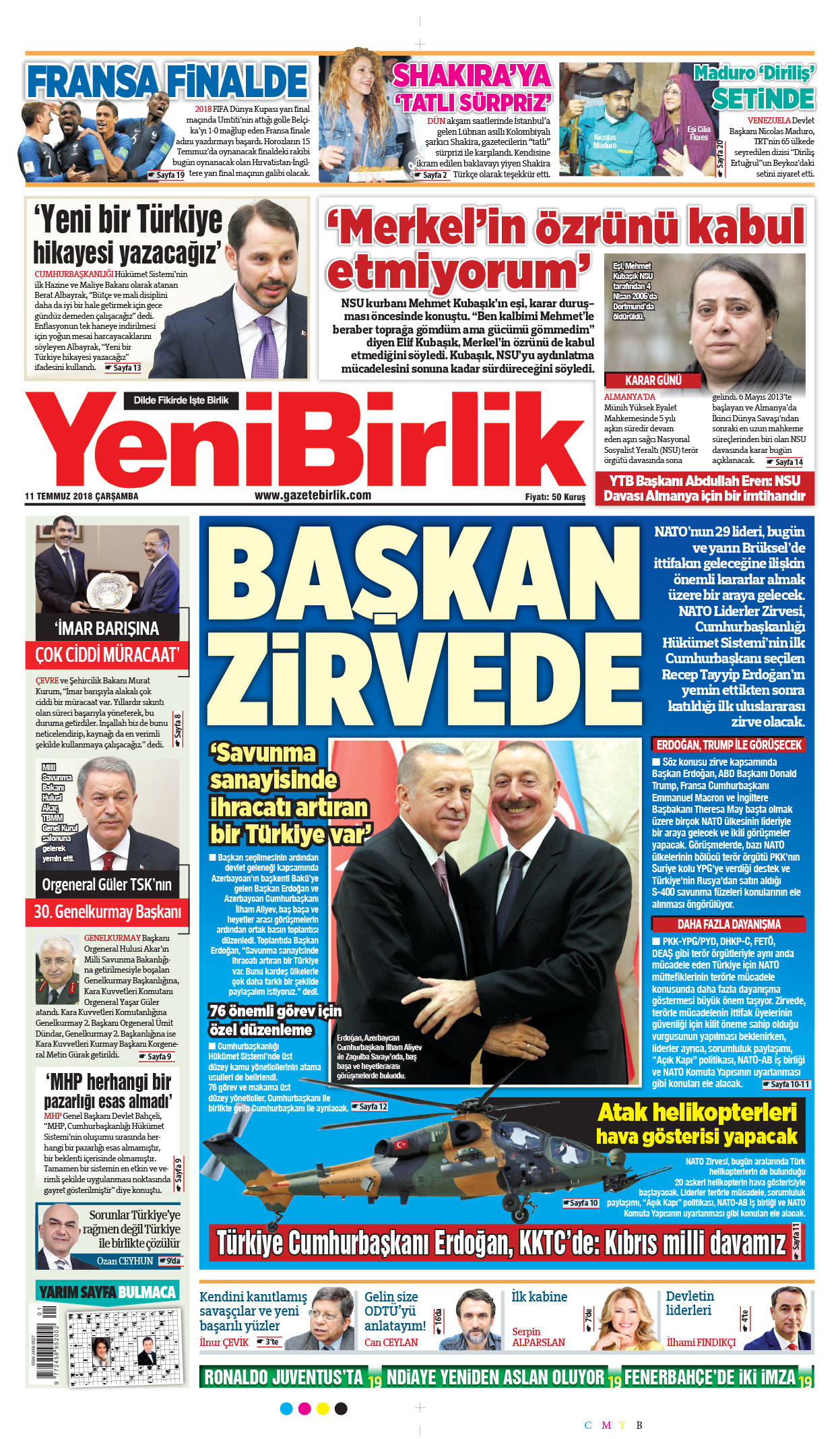 https://www.gazetebirlik.com/11 Temmuz 2018