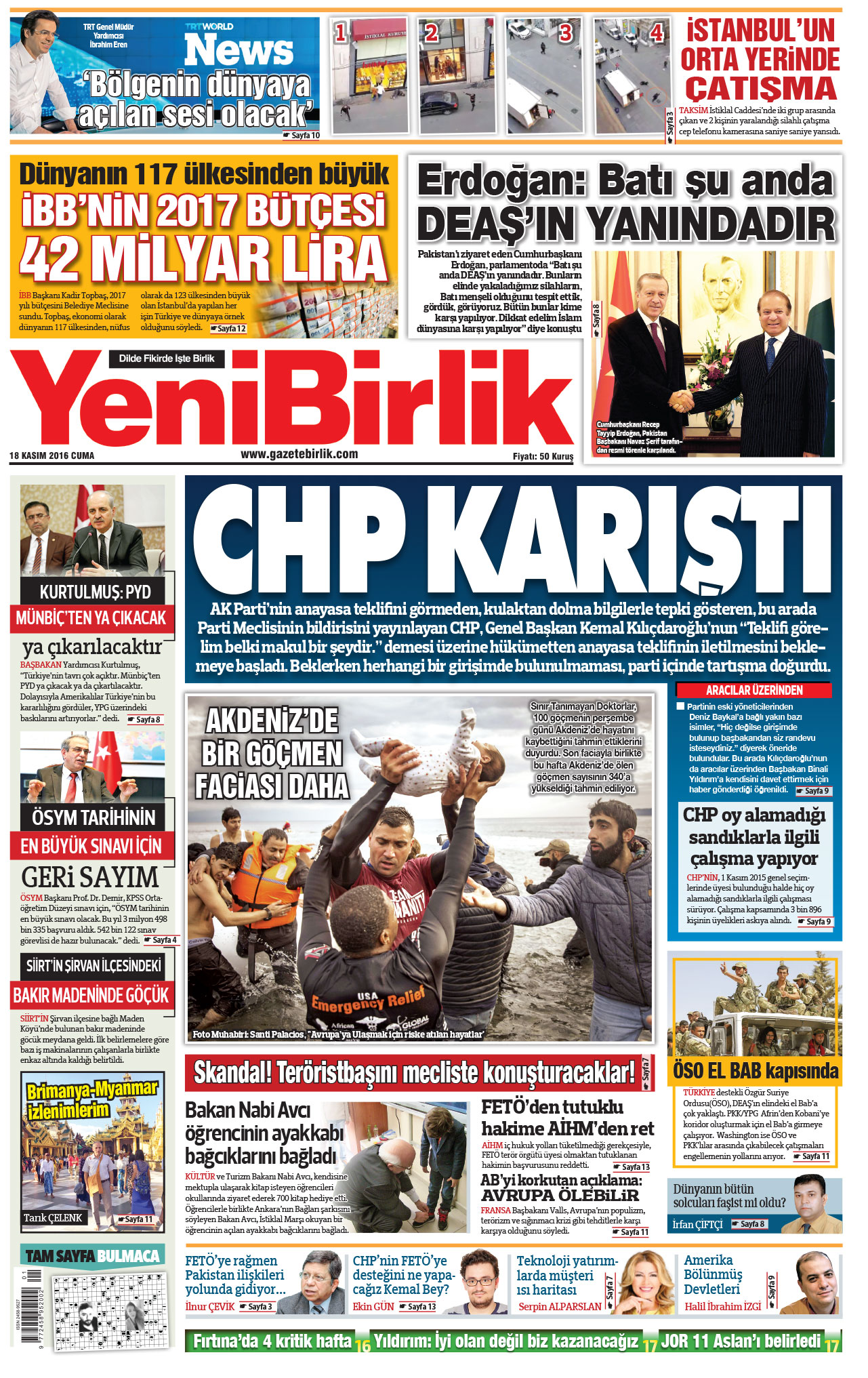 https://www.gazetebirlik.com/18 Kasım 2016