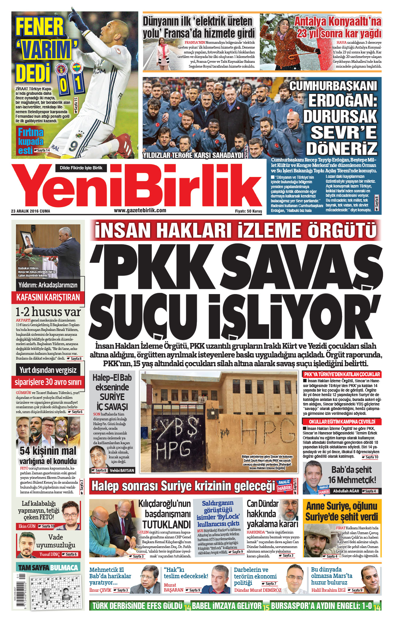 https://www.gazetebirlik.com/23 Aralık 2016