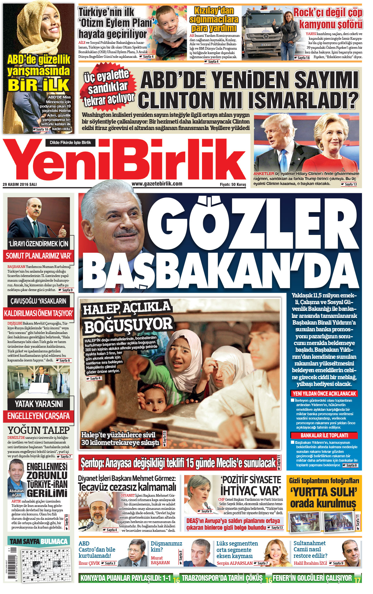 https://www.gazetebirlik.com/29 Kasım 2016