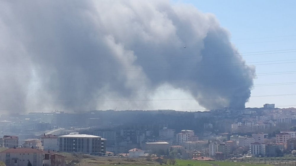 istanbul arnavutköy hadımköy yangın