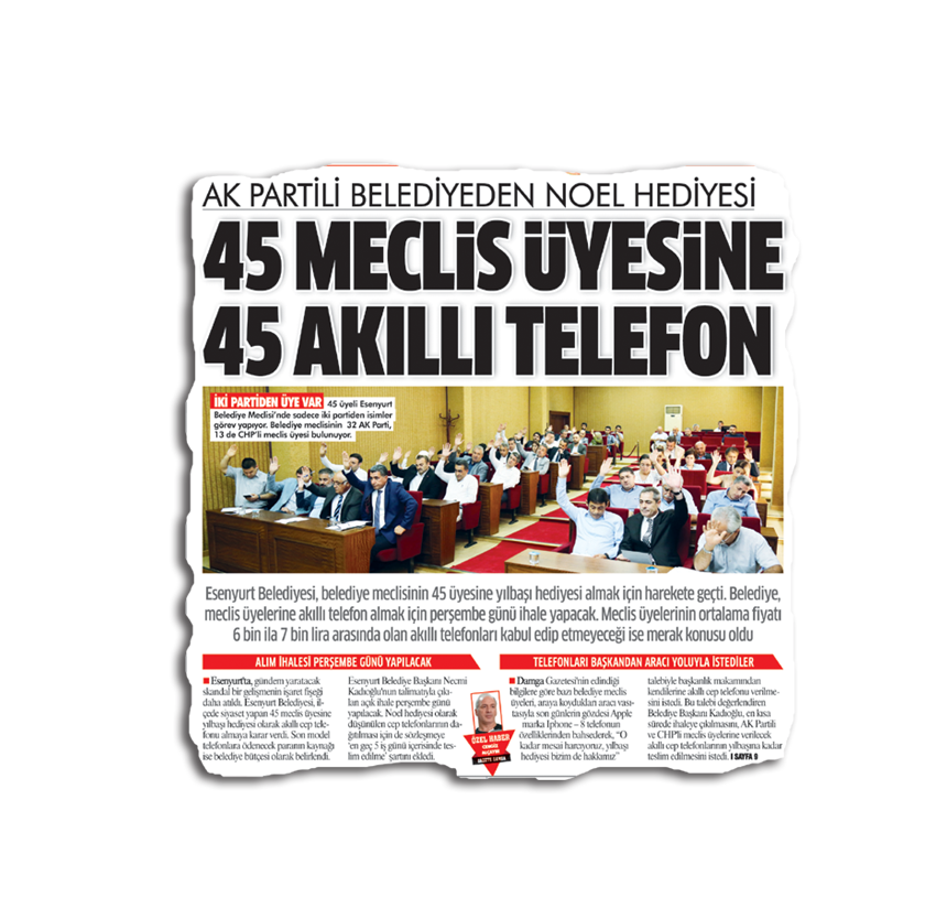 esenyurt telefon ihalesi