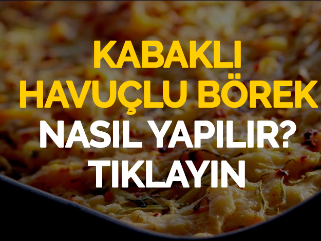 kabaklı havuçlu börek