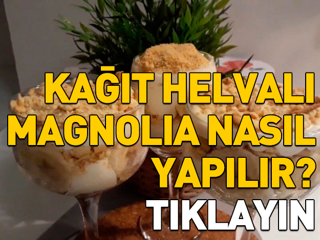 gelinim mutfakta kağıt helvalı magnolia