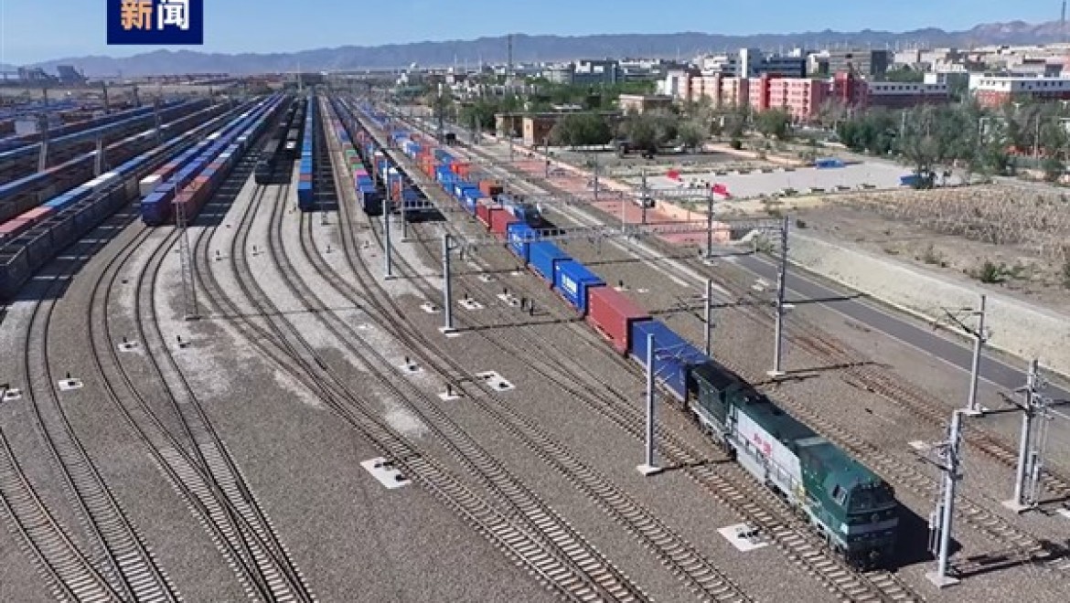 Alashankou sınır kapısından geçen Çin-Avrupa yük treni seferleri sayısı 4 bini aştı