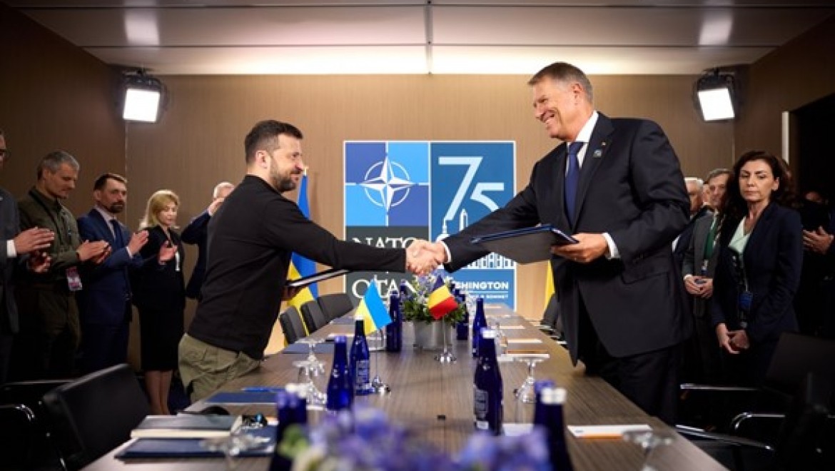 Ukrayna ile Romanya arasında güvenlik anlaşması imzalandı