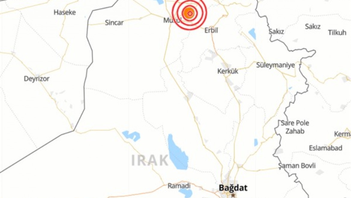 Irak'ta deprem