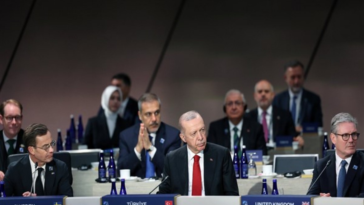 Erdoğan, NATO Atlantik Konseyi Devlet ve Hükûmet Başkanları Oturumu'na katıldı