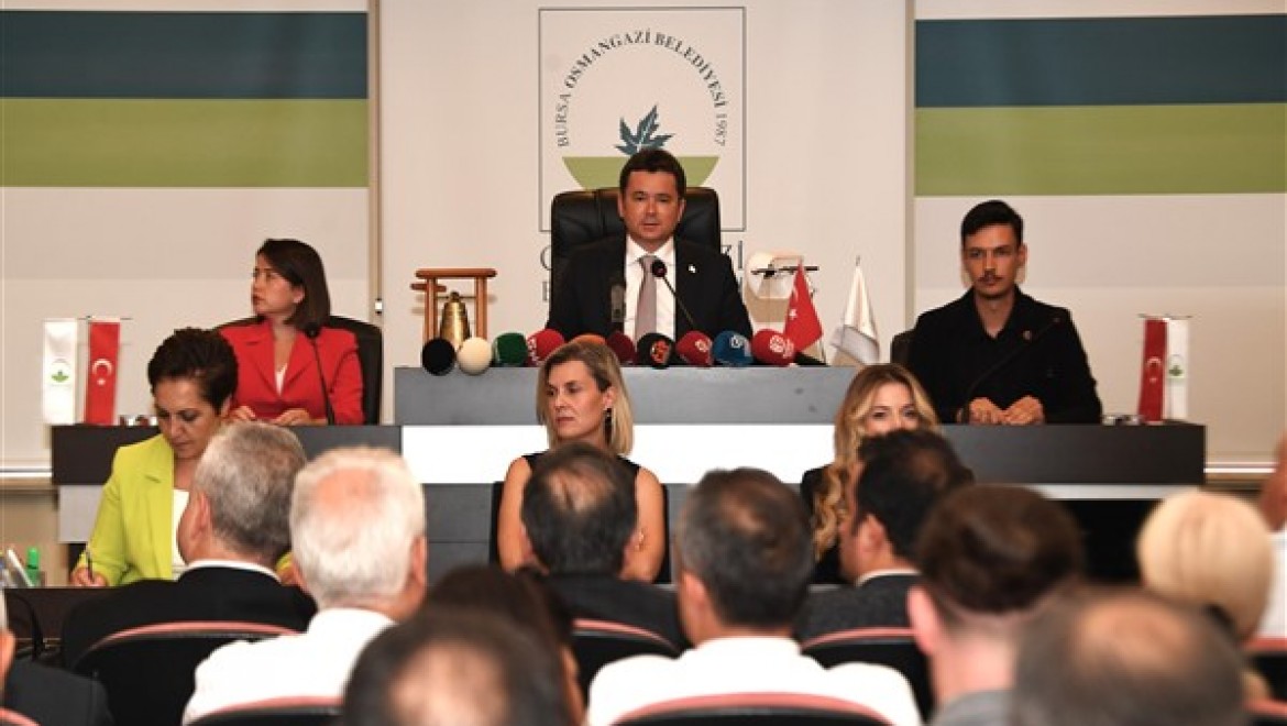 Osmangazi Belediyesi Temmuz Ayı Meclis Toplantısı gerçekleşti