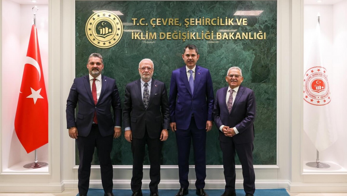 Başkan Büyükkılıç'tan Bakan Kurum ve Bakan Memişoğlu'na ziyaret