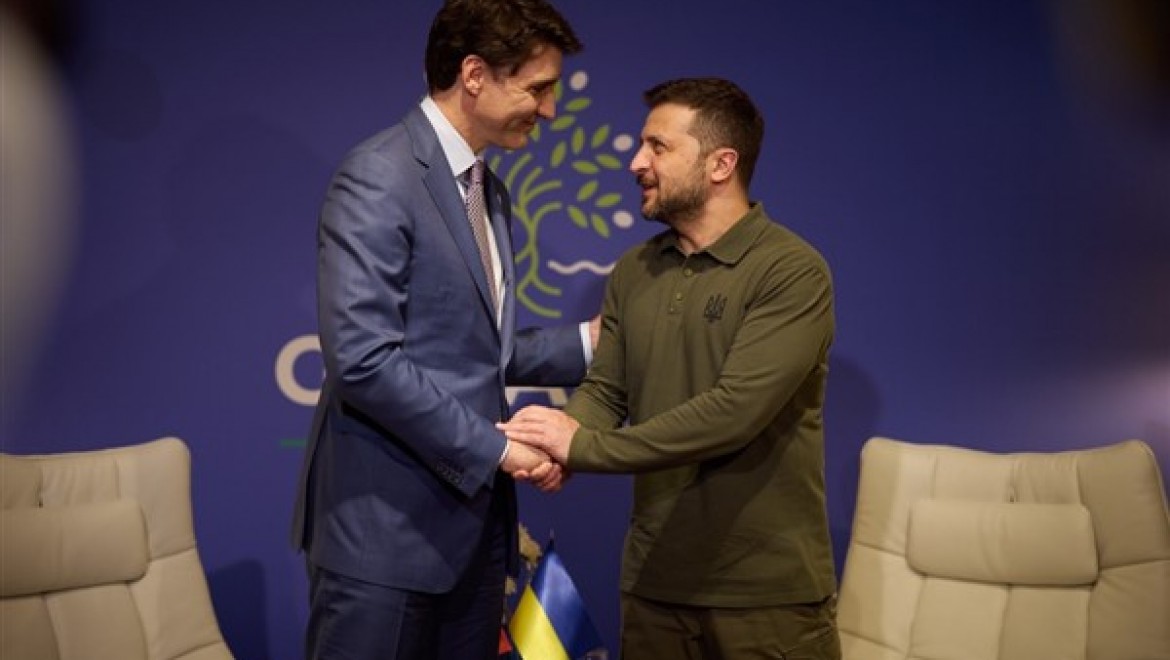 Ukrayna Devlet Başkanı Zelenski, Kanadalı mevkidaşı Trudeau ile görüştü