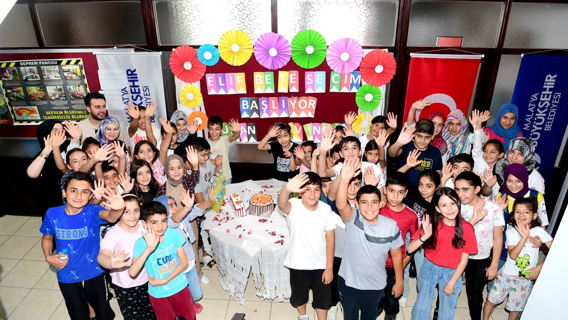Malatya Büyükşehir'e bağlı eğitim merkezlerinde Yaz Okulu başladı