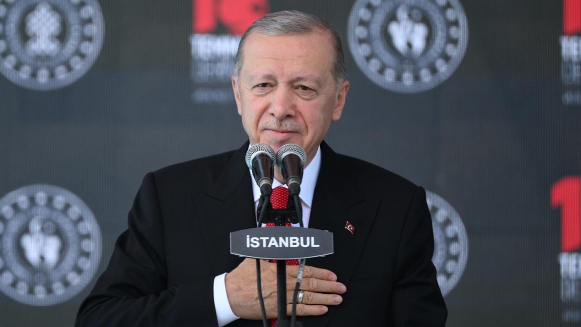 Erdoğan: 15 Temmuz'a tüm kalbimizle, tüm gücümüzle sahip çıkmaktan geri durmayacağız