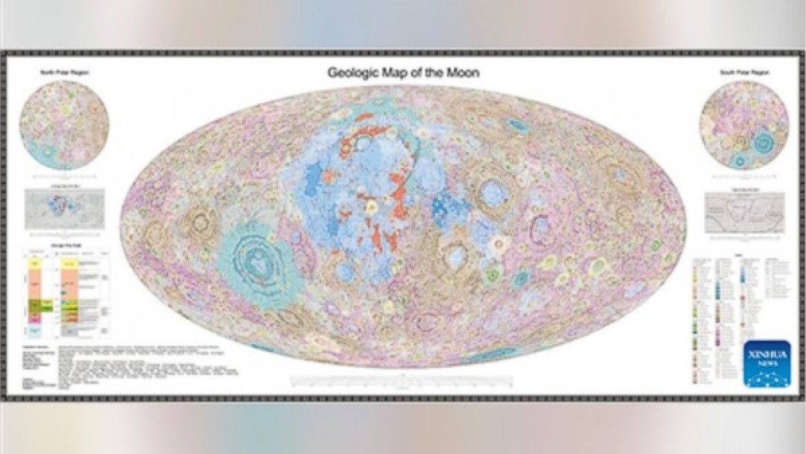 Çin'de dünyanın ilk yüksek çözünürlüklü Ay jeoloji atlası yayınlandı