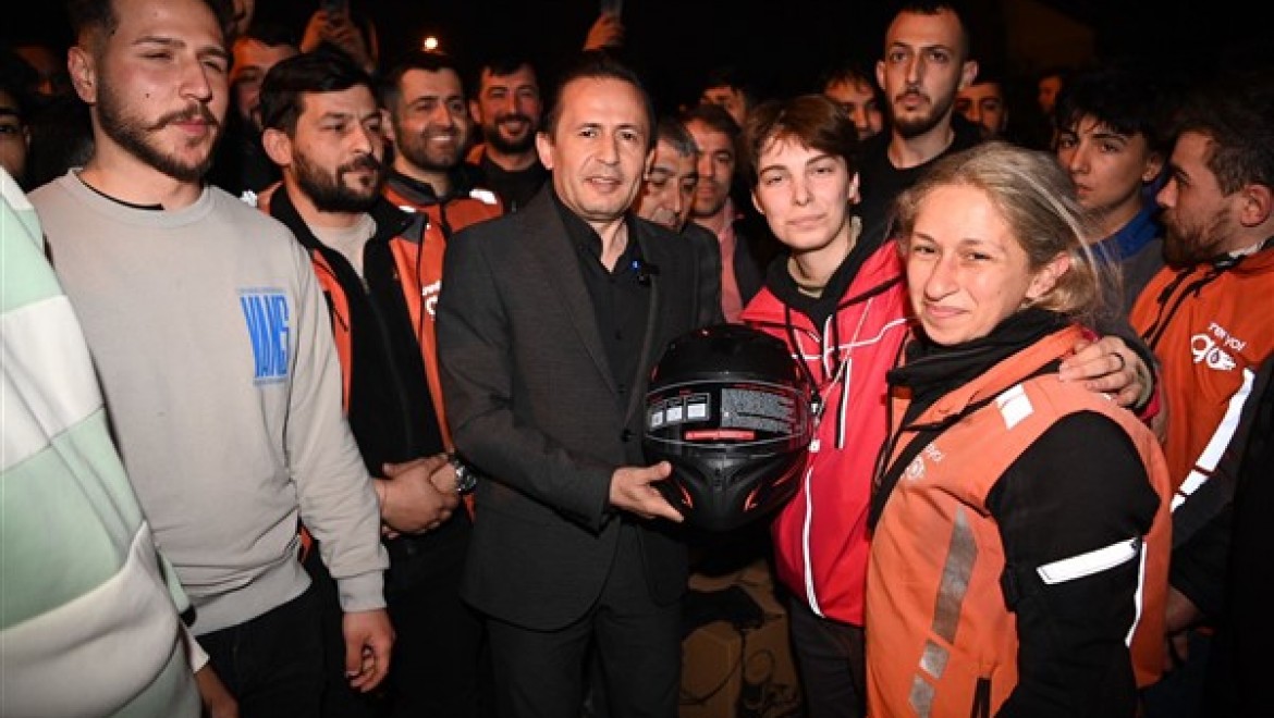 Yazıcı'dan motosikletli kuryelere müjde