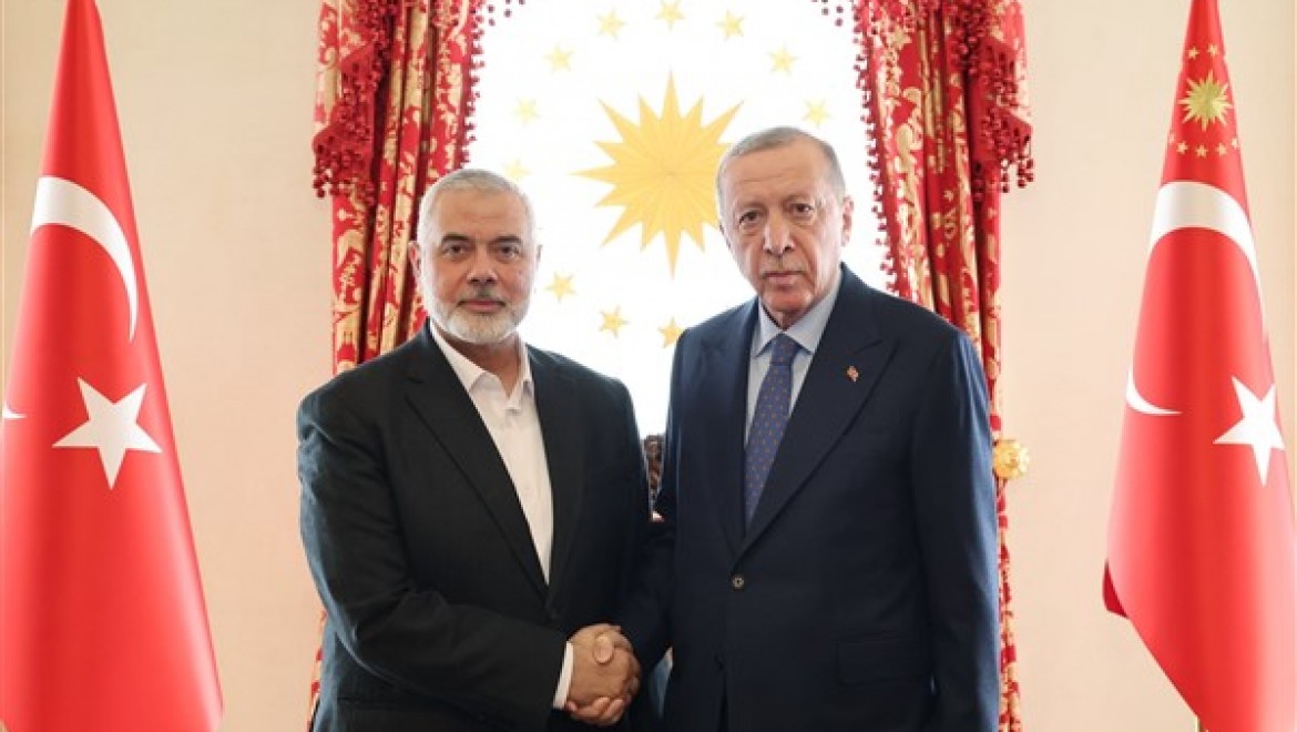 Cumhurbaşkanı Erdoğan, İsmail Heniyye ile bir araya geldi