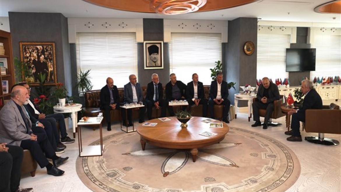 Ardino Belediye Başkanı Şaban ve heyeti, Başkan Özdemir'i ziyaret etti
