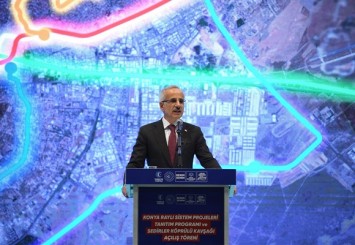 Bakan Uraloğlu: "Bakanlığımız Konya'ya 55,6 kilometre raylı sistem hattı kazandıracak"