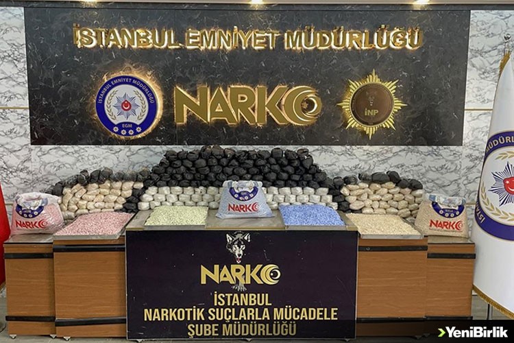 İstanbul'daki narkotik operasyonlarında 94 şüpheli tutuklandı