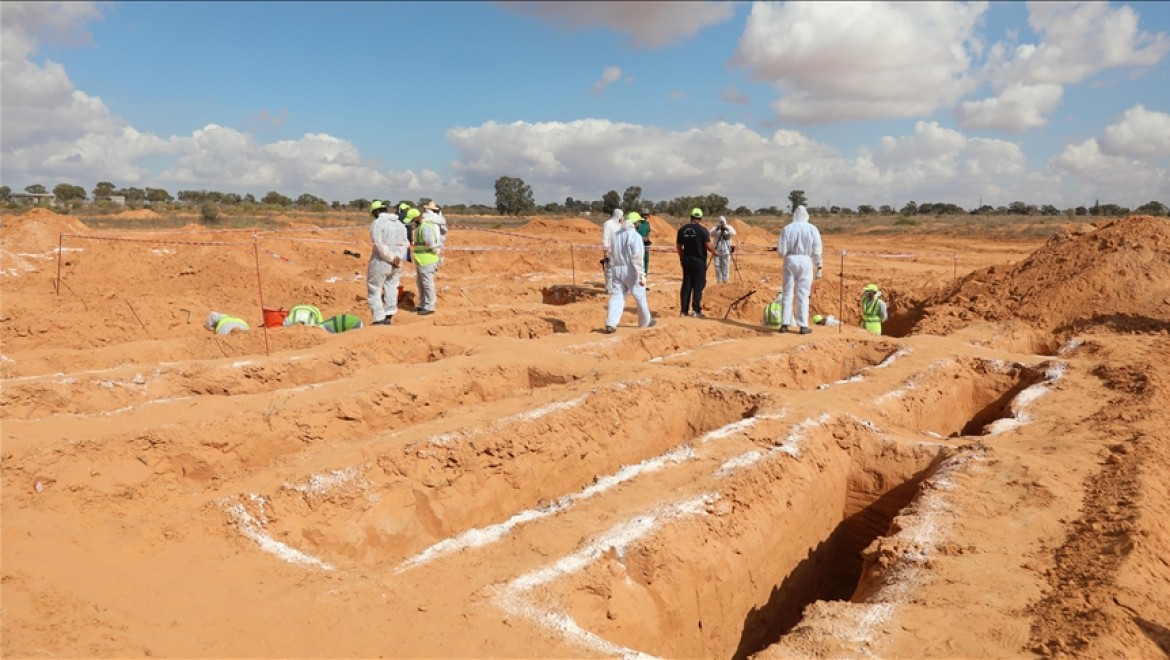 Libya'nın Terhune kentinde bir toplu mezar daha bulundu
