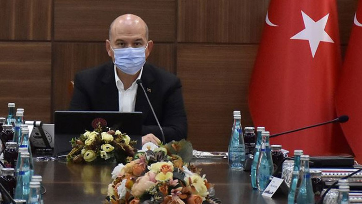 İçişleri Bakanı Soylu başkanlığında Mardin'de düzenlenen güvenlik toplantısı başladı