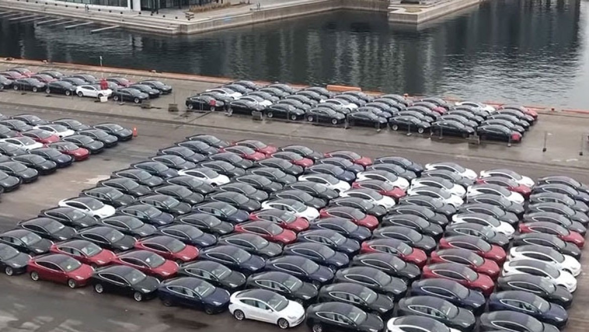 Çin'de üretilen Teslalar'ın Avrupa yolunda