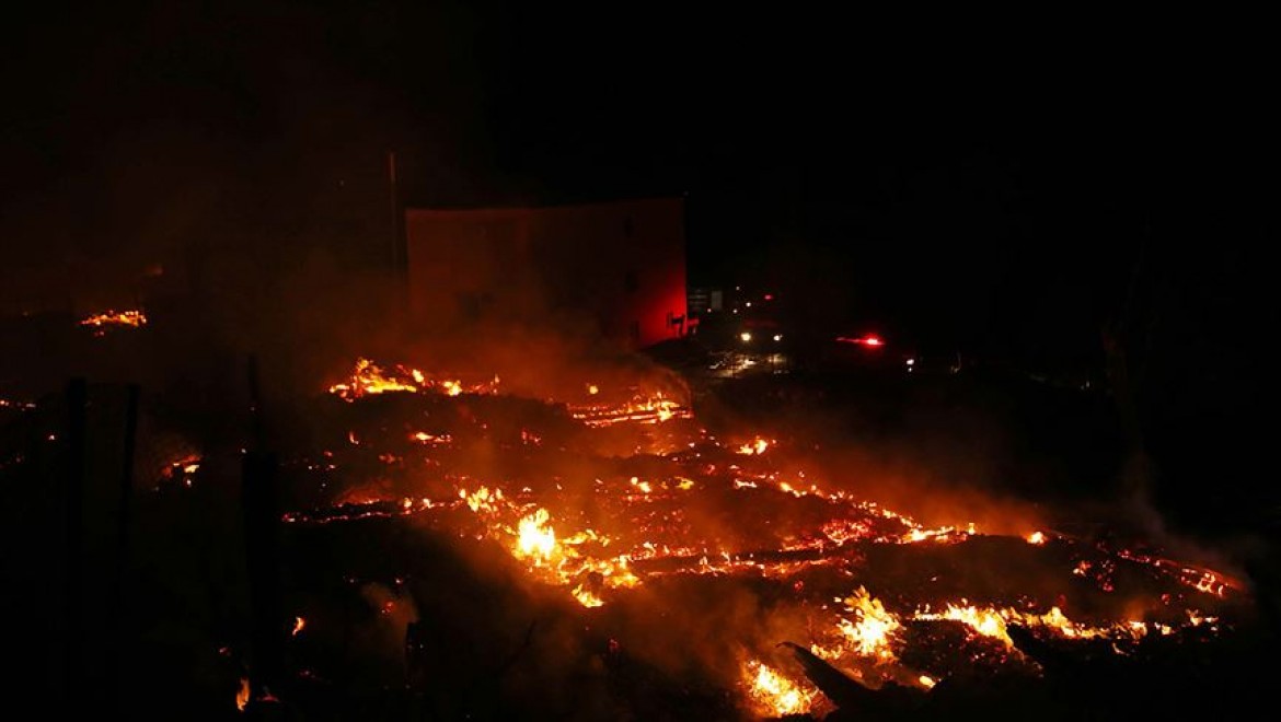 Kastamonu'da köyde yangın