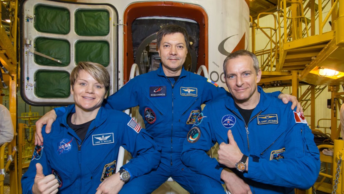 Yeni Astronot Ekibi Uluslararası Uzay İstasyonu'na Ulaştı
