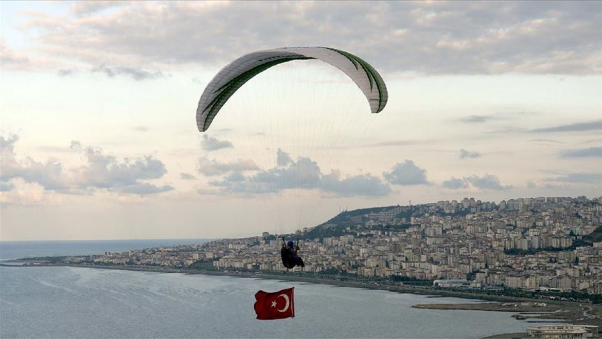Türkiye Yamaç Paraşütü Hedef Şampiyonası'nın 1. etap yarışı Trabzon'da yapılacak