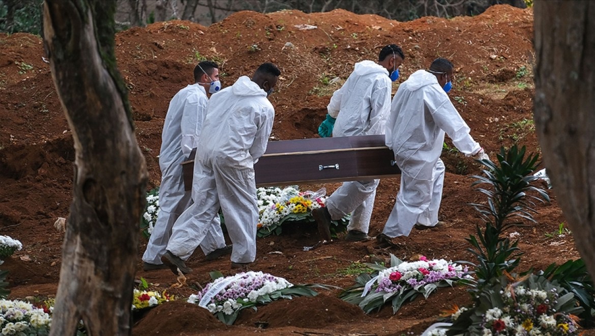 Brezilya'da Kovid-19 nedeniyle hayatını kaybedenlerin sayısı yarım milyonu geçti