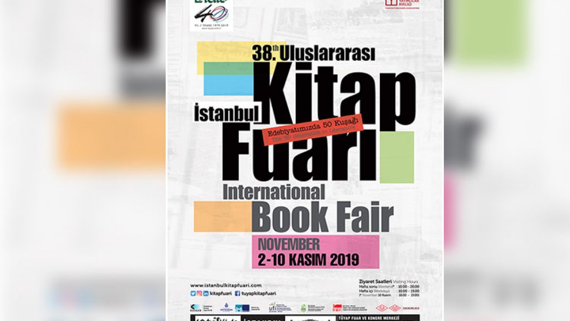 38. Uluslararası İstanbul Kitap Fuarı Etkinlik Programı Açıklandı   