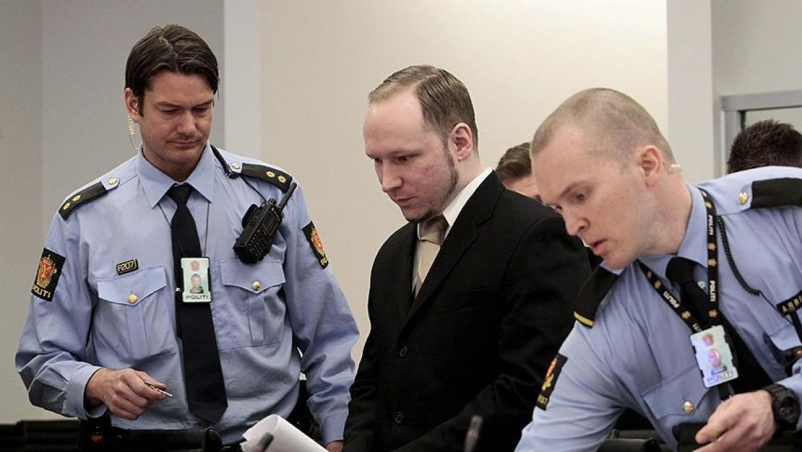 AİHM'den Breivik'in İtirazını Reddetti