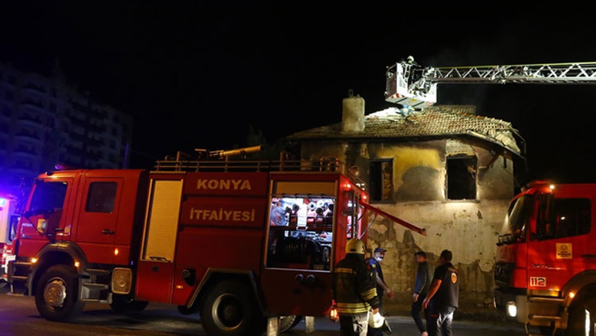 Konya'da Suriyeli ailenin kaldığı evde çıkan yangında 3 çocuk öldü