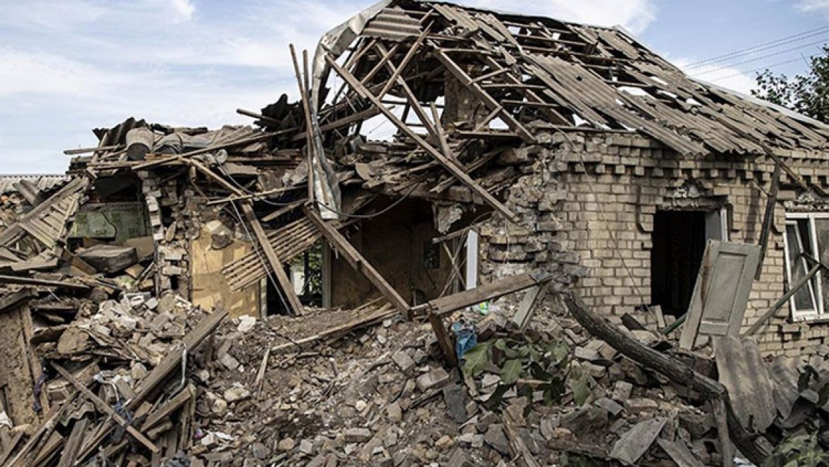 Ukrayna'nın Zaporijya bölgesindeki Kuşugum köyüne füze saldırıları düzenlendi