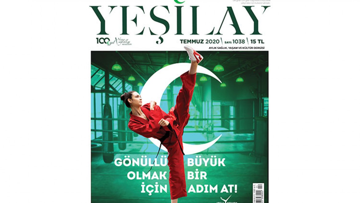 Dünya Tekvando Şampiyonu İrem Yaman, Yeşilay Dergisi'nin kapağına 