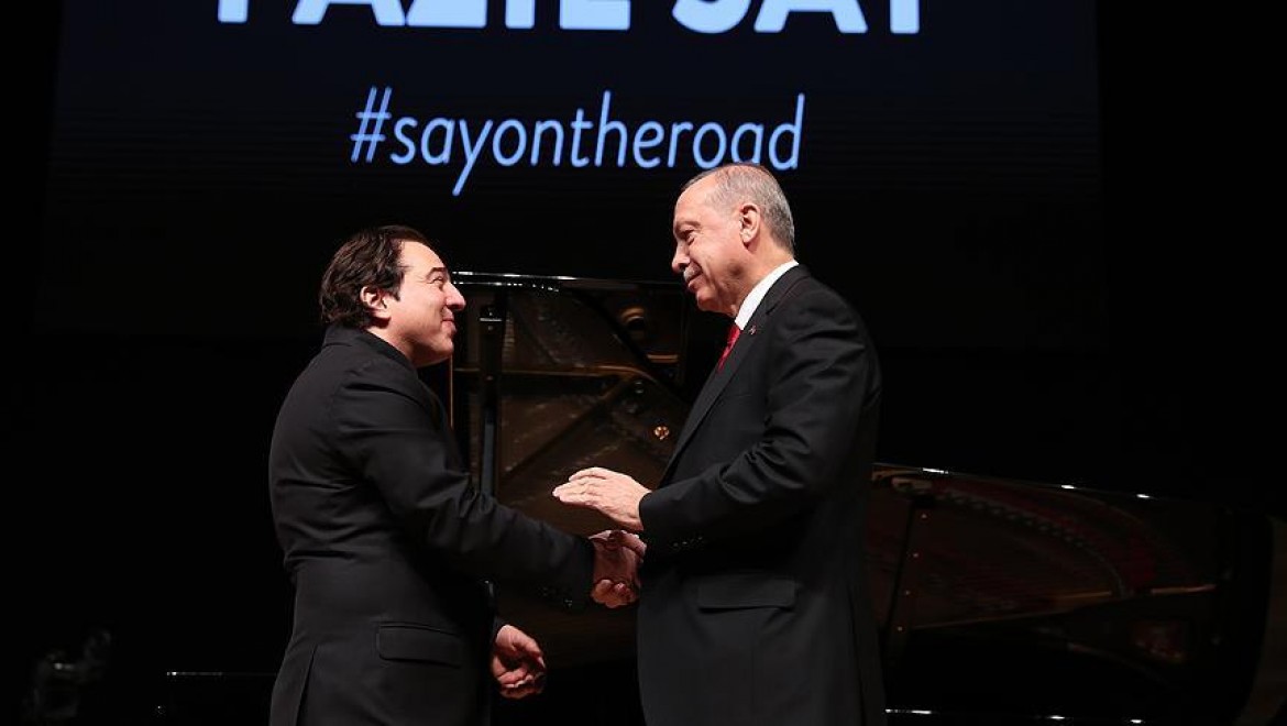 Cumhurbaşkanı Erdoğan Fazıl Say'ın Konserini İzledi