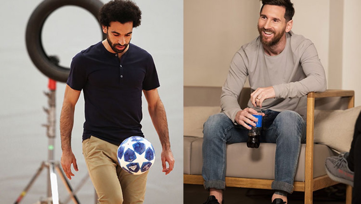 Leo Messi ve Mohamed Salah, For The Love Of Pepsi® Kampanyasında