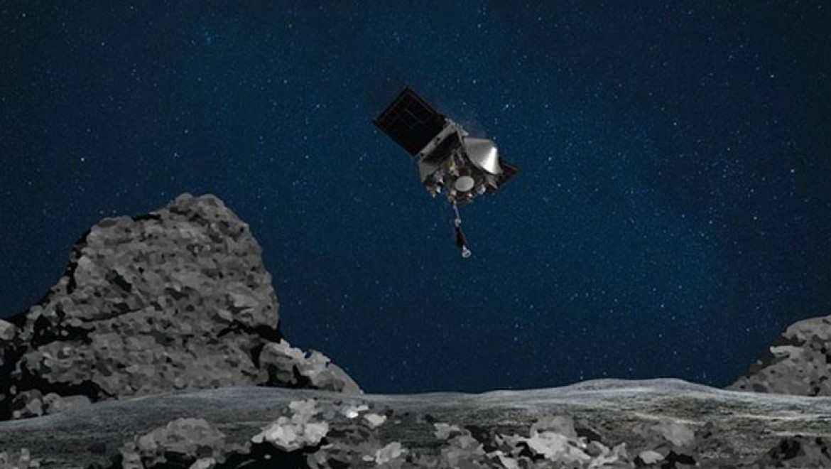 NASA'nın uzay aracı numune almak için gök taşı Bennu'ya temas etti