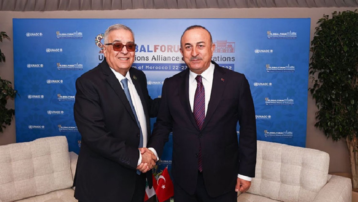 Dışişleri Bakanı Çavuşoğlu, Fas'ta Lübnanlı mevkidaşı Buhabib ile görüştü