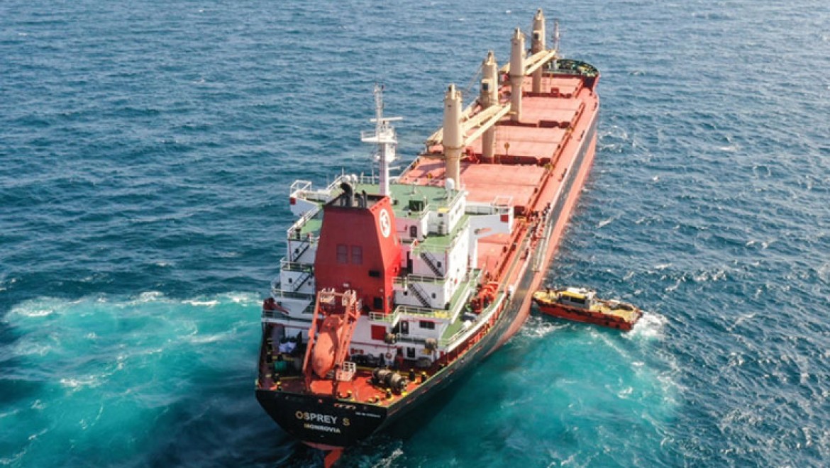 Ukrayna'dan tahıl alacak gemi İstanbul'dan hareket etti